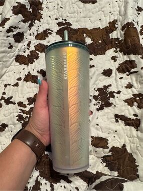 Starbucks Iridescent Pearl Green Ombre Tumbler